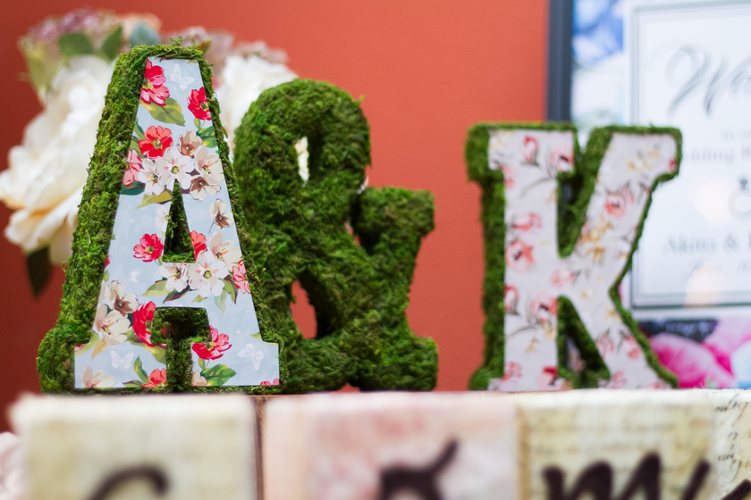 Classic Wedding Items ♡ A Collection of Adorable Designs for "Initial Objects"＊にて紹介している画像