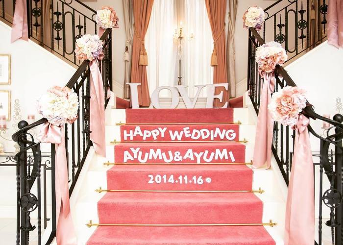 結婚式の階段装飾の方法まとめ Marry マリー