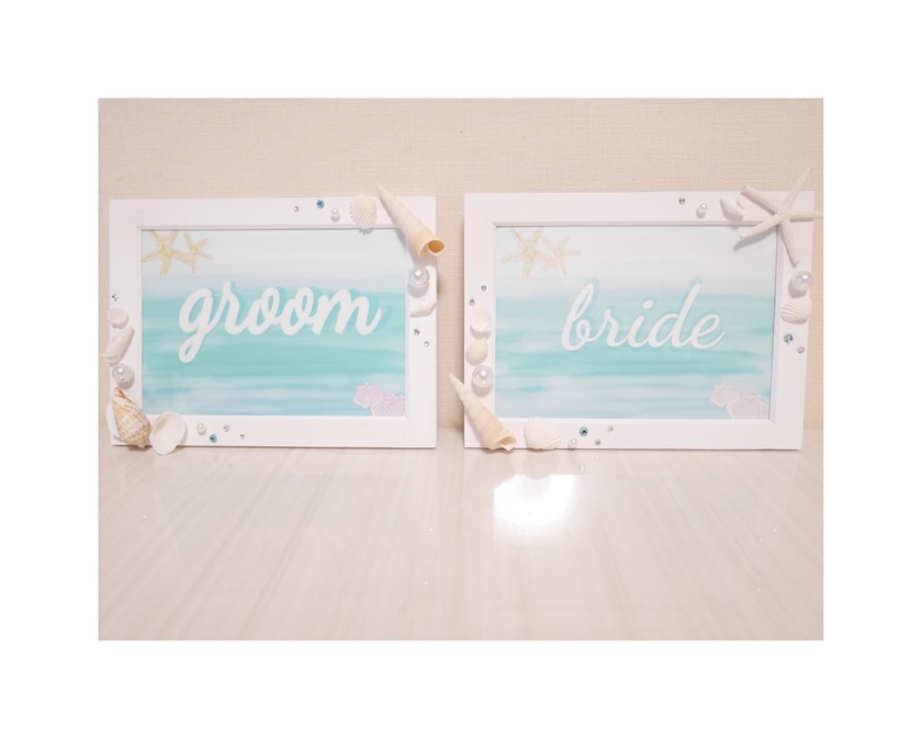 結婚式が終わってからも使える＊席札をフォトフレームにするのがお洒落で素敵すぎ♡にて紹介している画像