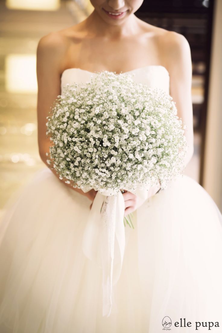こんなに可愛かったなんて かすみ草を使ったwedding Ideas Marry マリー