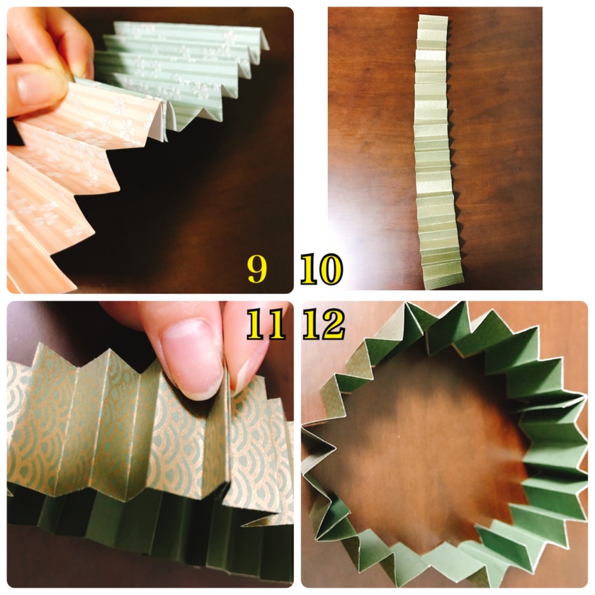 Basic Bride DIY: How to Create a Japanese-style Garland Base with Paper Fans ♩にて紹介している画像