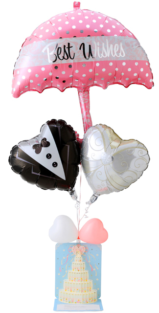 "Adorable and Convenient: The Perfect Balloon Telegram to Send to Friends and Bridesmaids!"にて紹介している画像
