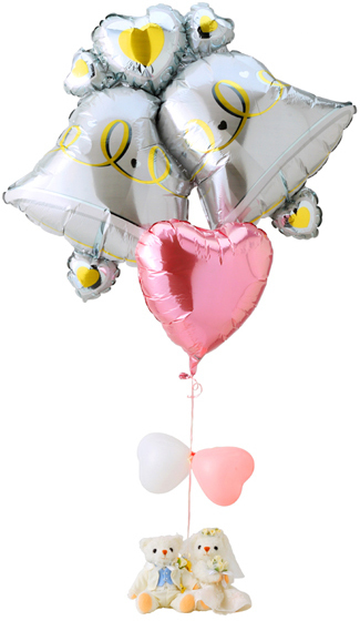 "Adorable and Convenient: The Perfect Balloon Telegram to Send to Friends and Bridesmaids!"にて紹介している画像