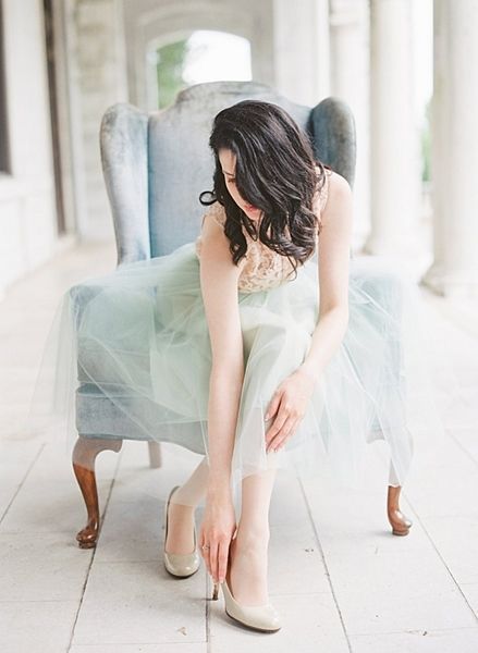 Elegant Color No.1: Become the Dream Bride in a Mint Wedding Dress♡にて紹介している画像