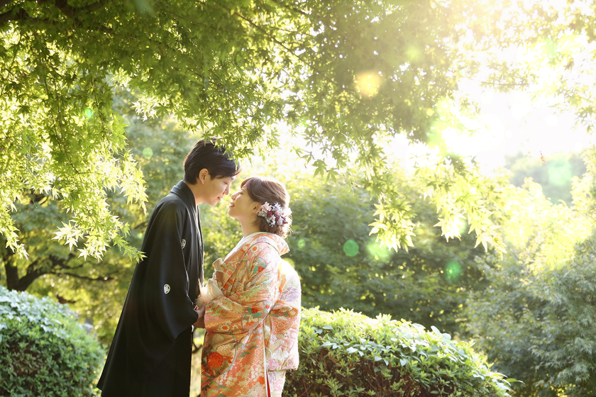 新しい和装ヘアアレンジ完成＊『水引き』をヘアアクセサリーにするのが可愛い♡にて紹介している画像