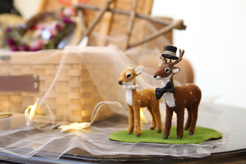 アイテムも飾り付けも参考にしたい♡完成度高めなおしゃれウェルカムスペース８選にて紹介している画像