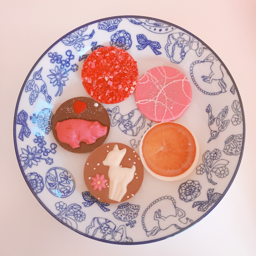 一枚281円＊30種類以上のデザインから選べる、ベルアメールのパレショコラは知ってる？にて紹介している画像