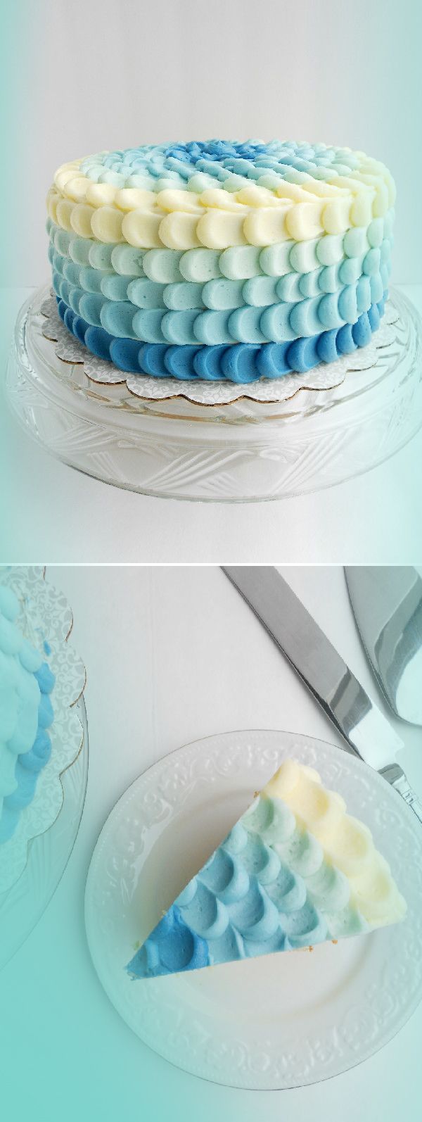 サムシングブルーをケーキにも♡『4つのモチーフ別』cakeカタログ*にて紹介している画像