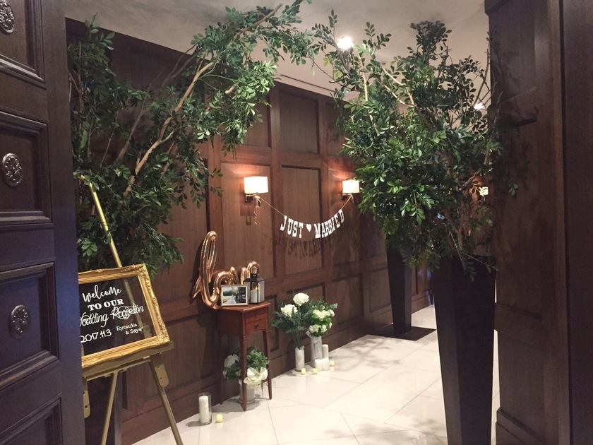 21 Elegant Decoration Ideas for Your Welcome Space Inspired by Experienced Brides ♩にて紹介している画像