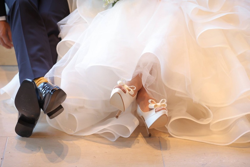 Which is Your "Destined Pair"? A Special Feature on Real Brides' Bridal Shoes Found on Instagram♡*にて紹介している画像