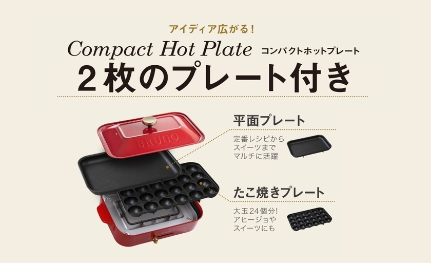 【New Color Release】Don't Have It Yet?? The Limited Edition Color of the Bruno Compact Plate is Adorable! ♡にて紹介している画像