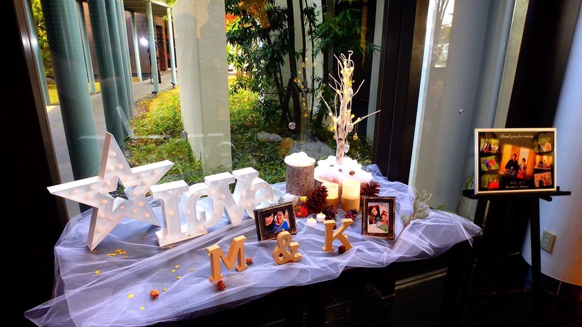 とにかく色んなバリエーションがある！ウェルカムスペースの装飾に使う定番アイテムリスト♡にて紹介している画像