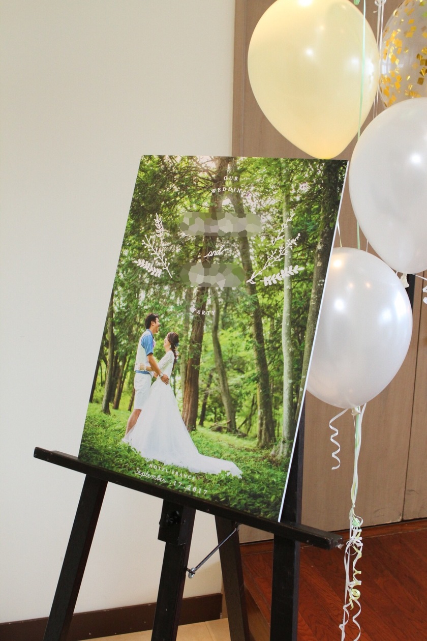 Effortless and Affordable ♡ A Special Feature on Easy DIY Welcome Board Ideas for the Craft-Challenged＊にて紹介している画像