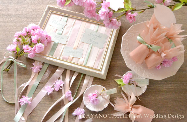 Sakura Blooms: A Princess in a Pink Background - The Enchanting Sakura Wedding!にて紹介している画像