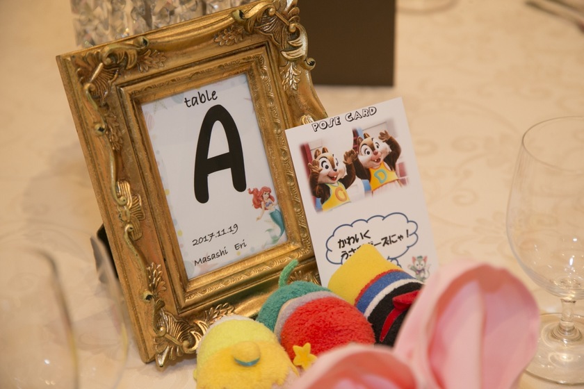 数字やアルファベットだけじゃない！《ゲストテーブルの名前》を工夫して、2人らしいおもてなしをする方法♡にて紹介している画像