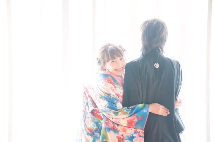 不妨碍和服华丽感的♡〔不使用小物〕和装前期拍摄姿势集＊にて紹介している画像