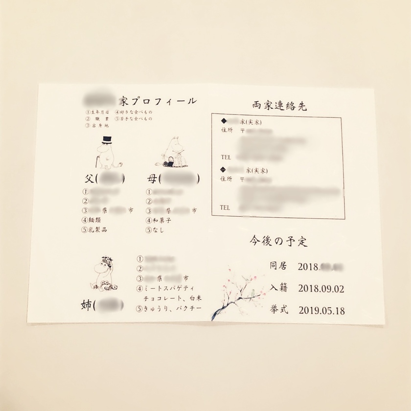 "Full Disclosure of the Contents of the 'Family Meet-and-Greet Booklet' Distributed by Real Brides to Their Families!"にて紹介している画像