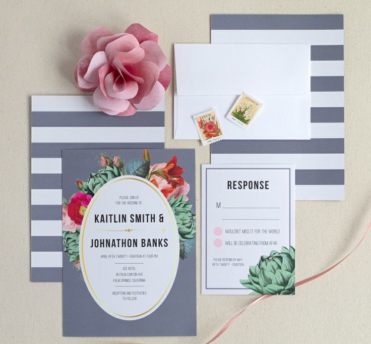 オトナかわいい♥ストライプをアクセントにつくるWeddingコーディネートがおしゃれ♡にて紹介している画像