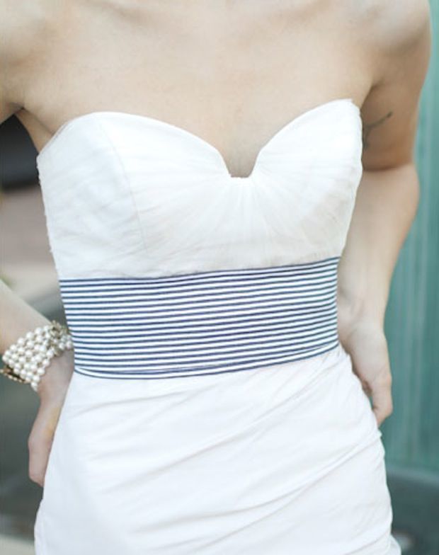 オトナかわいい♥ストライプをアクセントにつくるWeddingコーディネートがおしゃれ♡にて紹介している画像