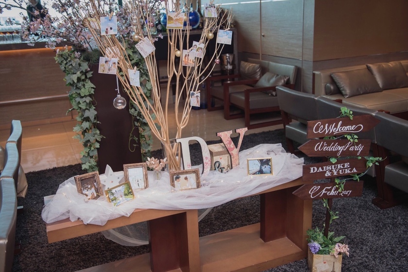 Discovered on Instagram! 12 Stylish Welcome Spaces from Trendy Brides♡にて紹介している画像