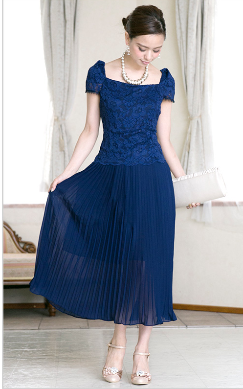 一着は持っておきたい！通販で買える大人可愛い《レース》のお呼ばれドレスまとめ＊にて紹介している画像