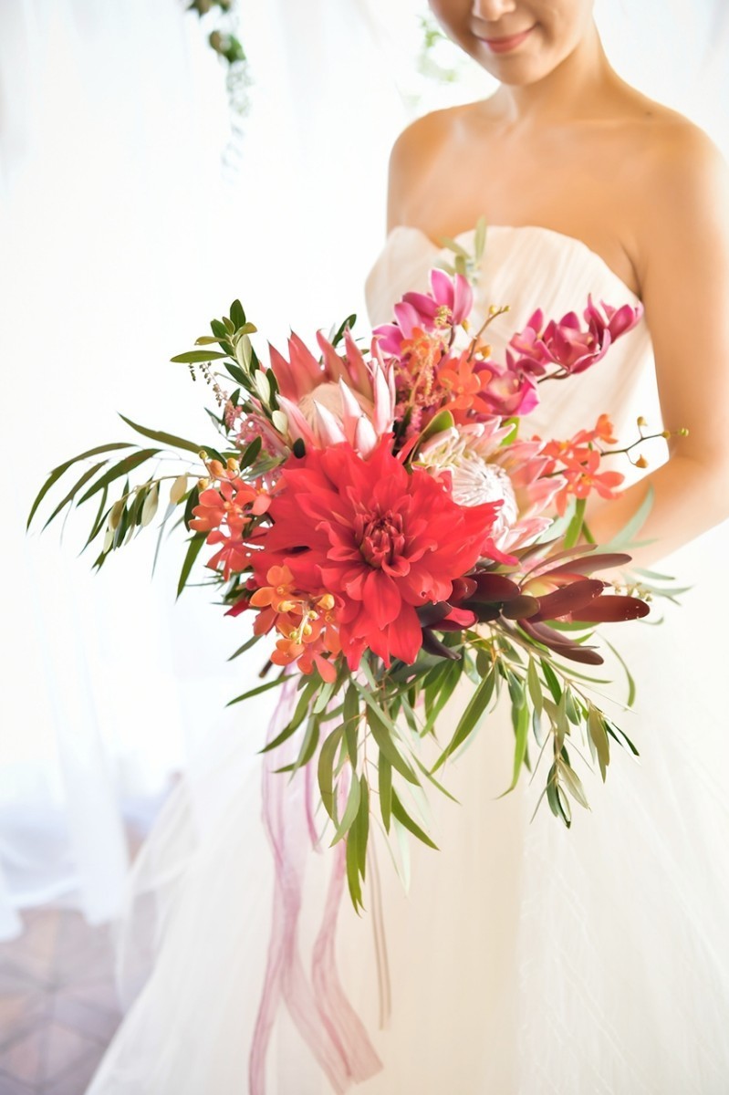 "Discover the Trendy Charm of Bouquets: Have You Heard About the Striking Protea Flower?"にて紹介している画像