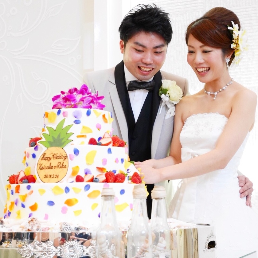 Introducing Images Sent to Our Site: 15 Adorable Wedding Cakes Proudly Presented by Brides♡にて紹介している画像