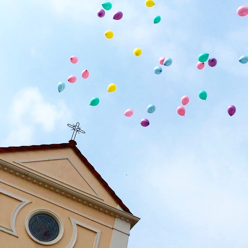 いつか世界のどこかで開花する♡「お花の種入りバルーンリリース」が素敵＊にて紹介している画像