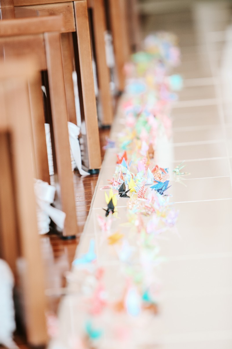 透明！オリエステルおりがみの【鶴の中の鶴】のインパクトがすごい＊にて紹介している画像