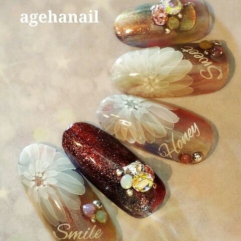 春のトレンドたらしこみネイル＊今すぐやりたいふんわり可愛い水彩画風アート♡にて紹介している画像