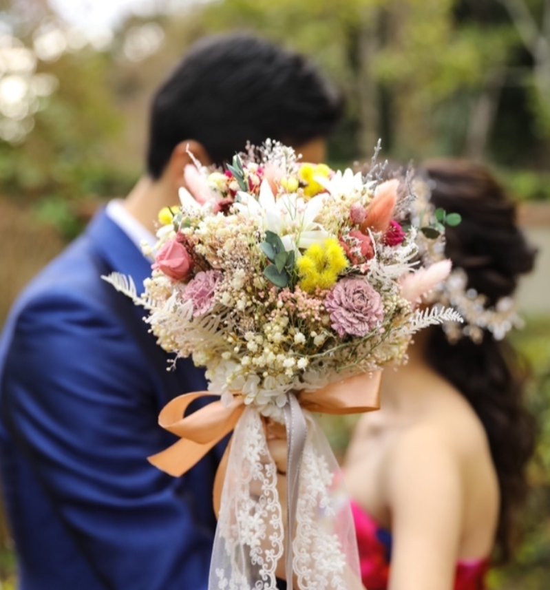 サイトに届いた画像を紹介♡marry花嫁さん自慢のおしゃれウェディングブーケ特集♩にて紹介している画像