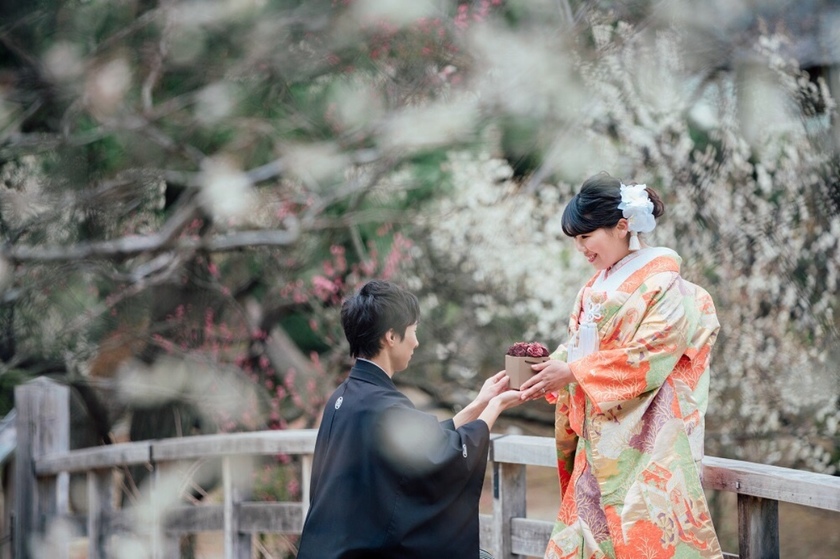 和婚花嫁さん必見♡和装前撮りの時に撮りたい写真のポーズまとめ✳︎にて紹介している画像