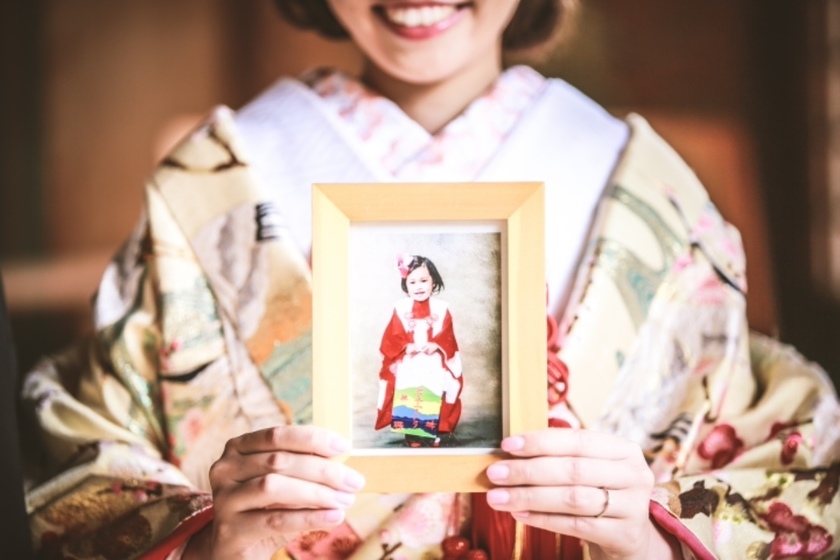 "How to Edit Old Photos to Match the Same Background, Just Like from a Photo Studio 20 Years Ago♡"にて紹介している画像