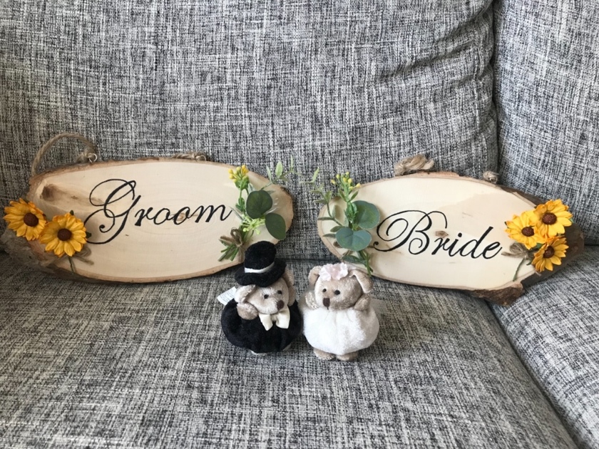 Tired of Classic Designs? A Collection of Stylish and Unique Reception Signs Made Without Frames or Photo Frames! ♡にて紹介している画像