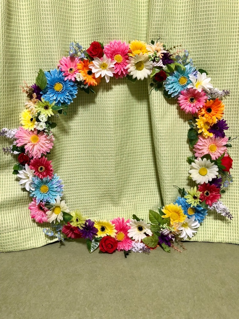 2000엔으로 할 수 있는!♡ 쉽게 만들 수 있는 '포토 리스' 만드는 법＊にて紹介している画像