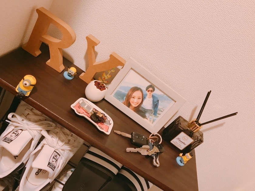 結婚式アイテムを新居にかわいく飾りましょ♡卒花さんたちのお洒落な〔玄関〕コーディネート9選＊にて紹介している画像