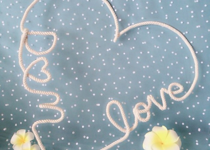 ハート型ウールレターの材料 作り方 Marry マリー