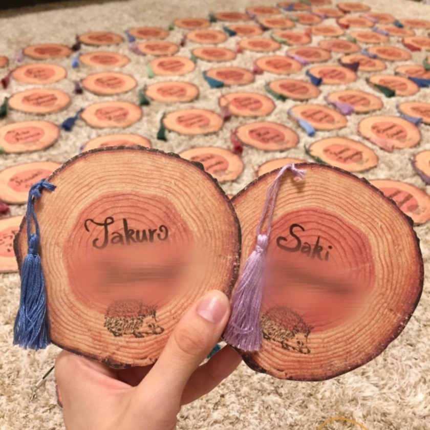 인스타에서 발견♡귀엽고 멋진 'DIY 자리표' 디자인 8선＊にて紹介している画像