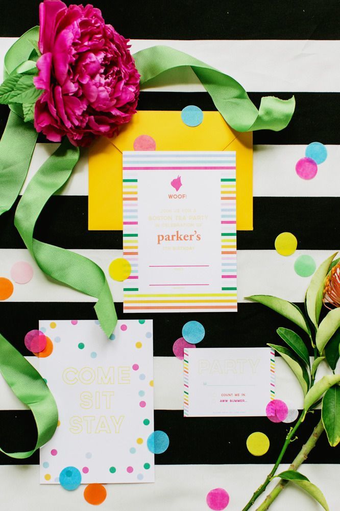 Perfect for Stylish Adults: A Lovely Kate Spade-Inspired Party with Colorful POP Theme!にて紹介している画像