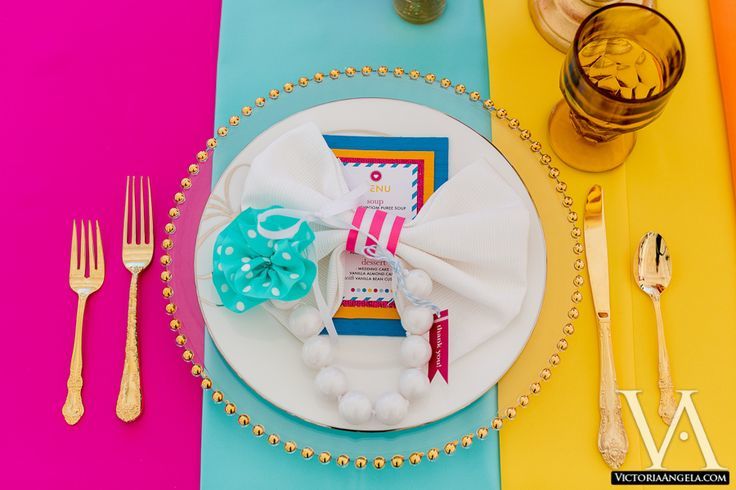 Perfect for Stylish Adults: A Lovely Kate Spade-Inspired Party with Colorful POP Theme!にて紹介している画像