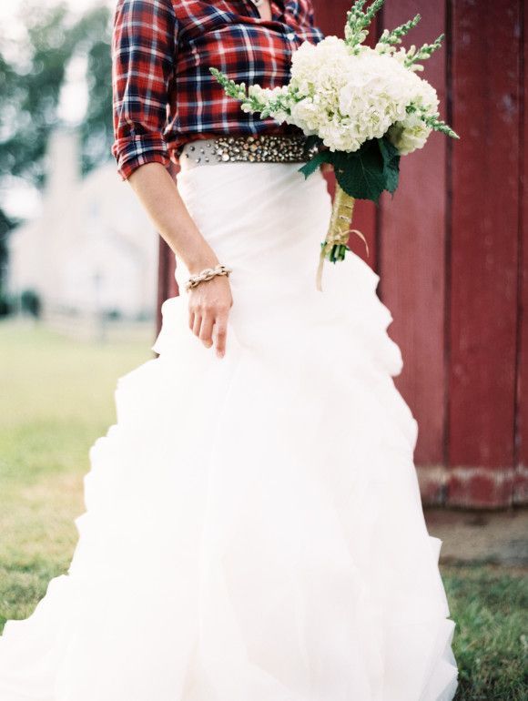 新しいドレスの着こなし方＊『チェックシャツ×ふわふわドレス』が話題です♡にて紹介している画像