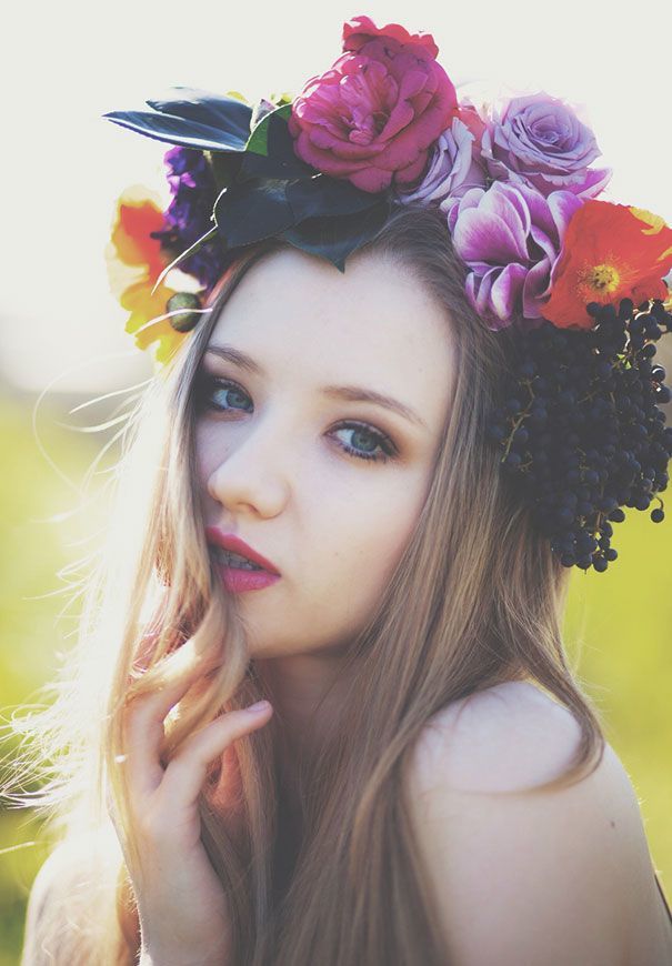 What Color Flower Should You Choose? A Collection of Desired Images Based on Trending Hair Crown Colors*にて紹介している画像