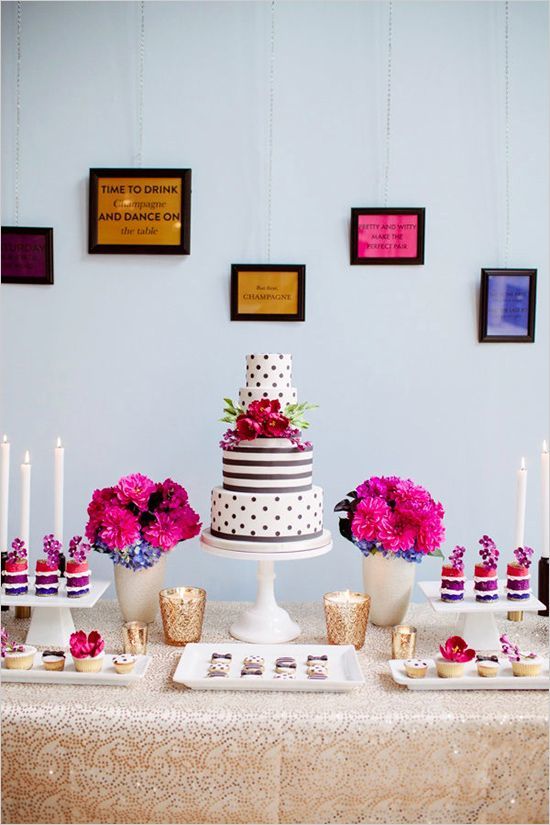 Perfect for Stylish Adults: A Lovely Kate Spade-Inspired Party with Colorful POP Theme!にて紹介している画像