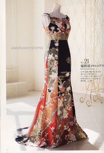 良いとこどりの和×洋♡ちょっと気になる、華やか『和柄ドレス』で斬新なお色直しはいかが？にて紹介している画像