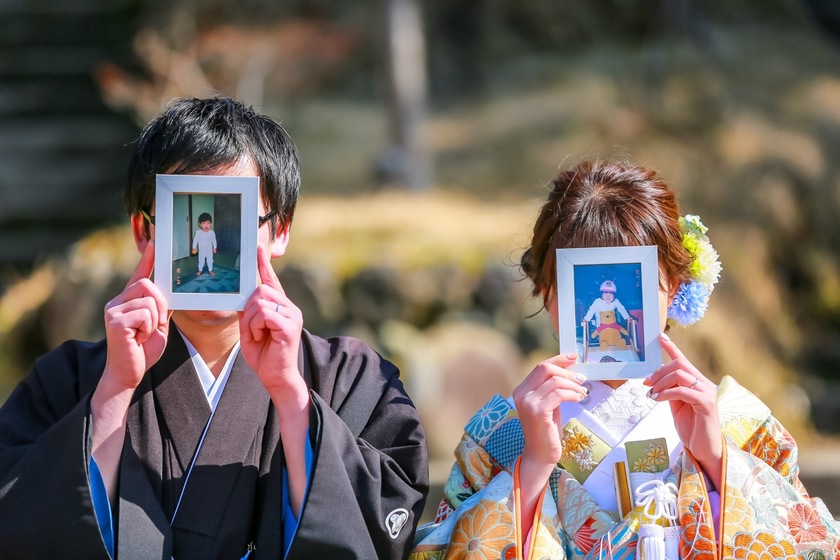 【完全保存版100ショット公開！】和装前撮りで真似したい可愛いポーズ総まとめ＊にて紹介している画像