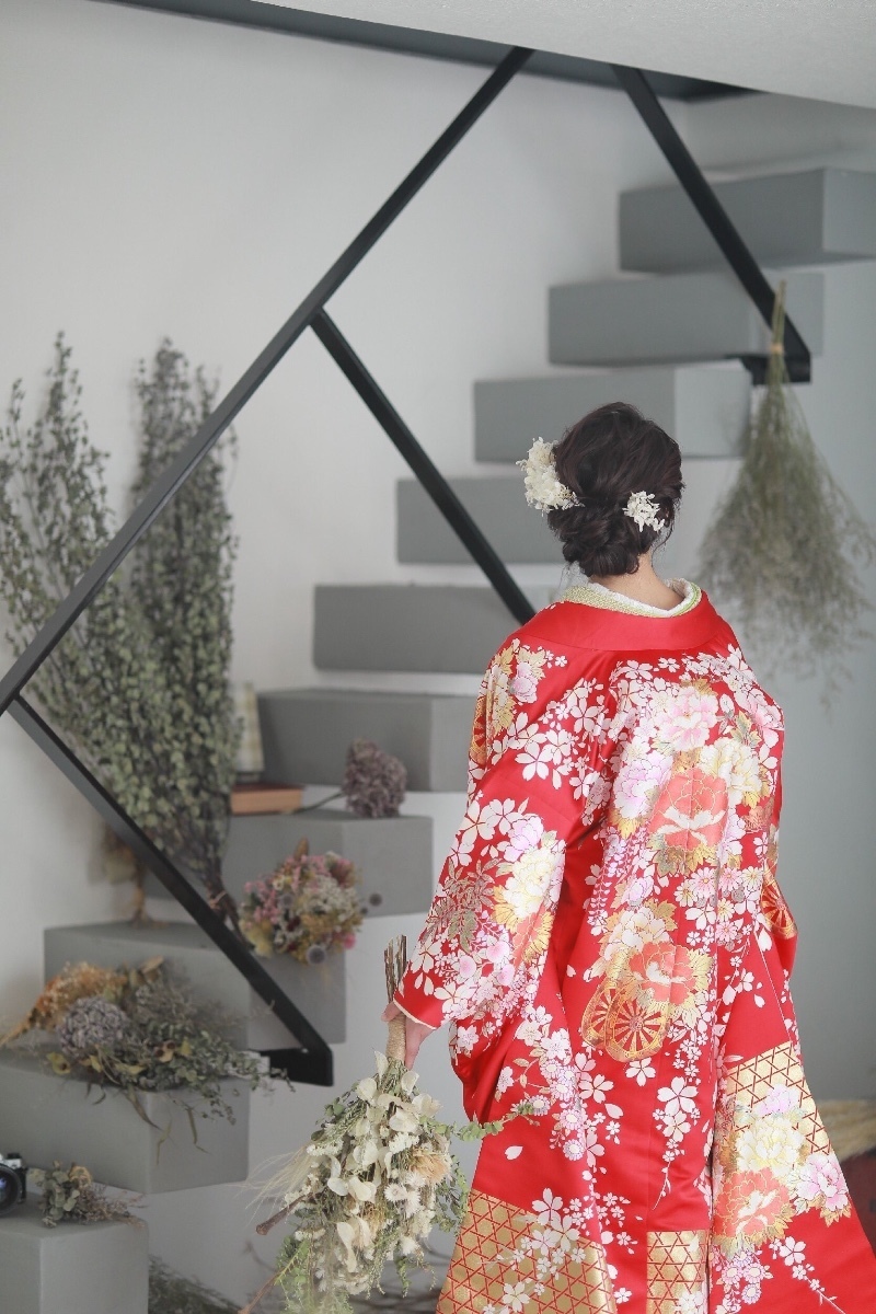 和洋结合的可爱气氛♡完美适合和婚的西式花嫁发型总结＊にて紹介している画像