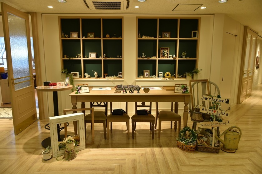 ゲストを迎える最初の場所♩可愛い【受付スペース】のデコレーションまとめ♡にて紹介している画像