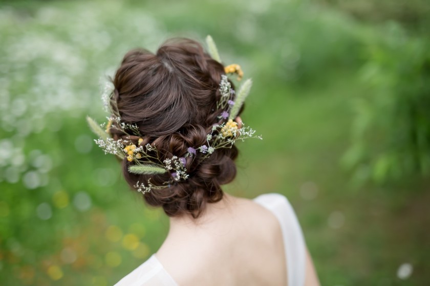 大量のインスタ投稿からmarryが選ぶ！今週見つけたおしゃれな【#ブライダルヘア】特集20選vol.11にて紹介している画像
