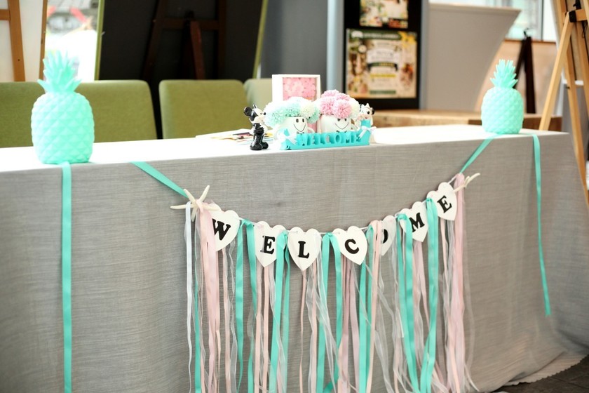 ゲストを迎える最初の場所♩可愛い【受付スペース】のデコレーションまとめ♡にて紹介している画像