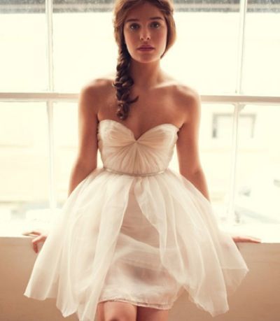 子供の頃夢みたバレリーナのよう♡ロマンチックな純白のミニ丈dress特集＊にて紹介している画像